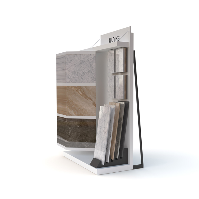 Door frame tile rack