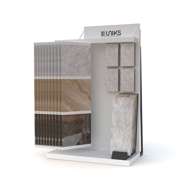 Door frame tile rack